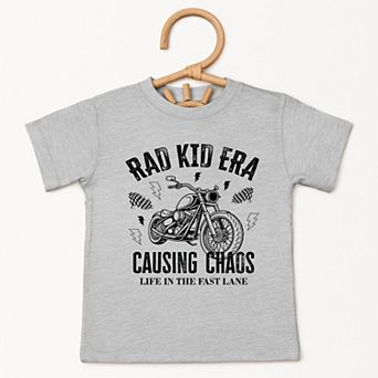 Rad Kid Era Causing Chaos - Toddler Short Sleeve Graphic T-Shirt