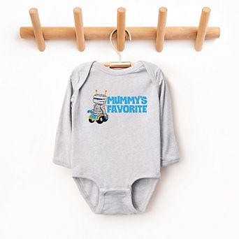 Leo The Truck Mummy's Favorite - Baby Long Sleeve Bodysuit
