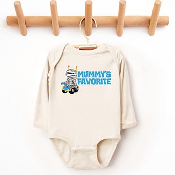 Leo The Truck Mummy's Favorite - Baby Long Sleeve Bodysuit