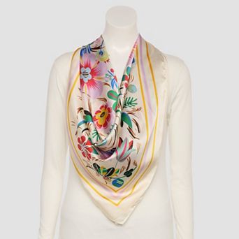 Cejon Abstract Floral Square Scarf