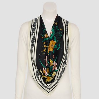 Cejon Floral Square Scarf