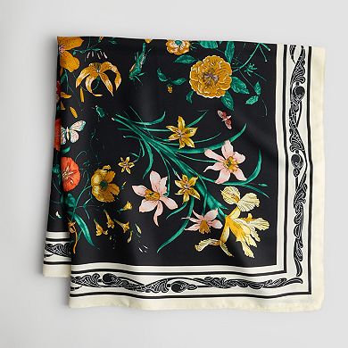 Cejon Floral Square Scarf