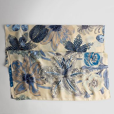 Cejon™ Paradise Floral Shine Oblong Scarf