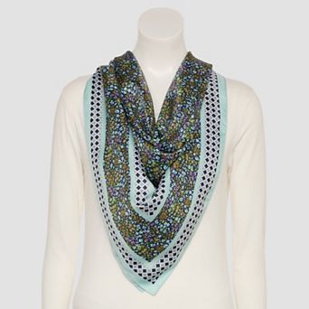 Cejon™ Geo Floral Square Scarf