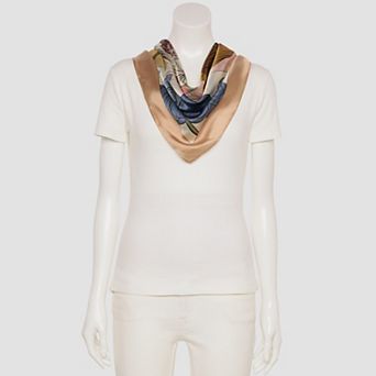 Cejon™ 4 Window Floral Square Scarf