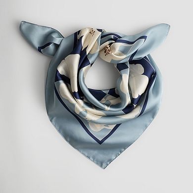 Cejon™™ 9-Window Floral Square Scarf