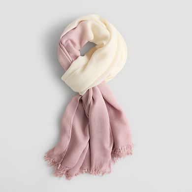 Cejon™ Fringe Detail Gradient Oblong Scarf