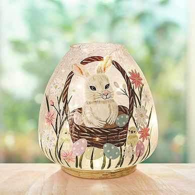 Studio 66 Bunnies & Baskets Decorative Vase Light Table Decor