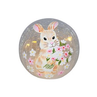 Studio 66 Bunny Bouquet Mini Orb Light Table Decor