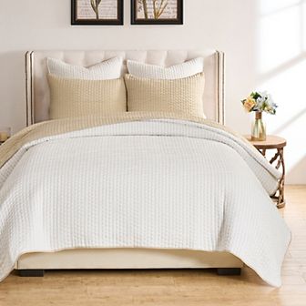 Greenland Home Fashions Homestead Natural Coverlet Set with Shams