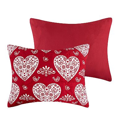 Greenland Home Fashions Lovebirds Coverlet Set with Shams