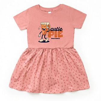 SmileyWorld Cutie Pie Pumpkin Pie - Toddler Graphic Dress