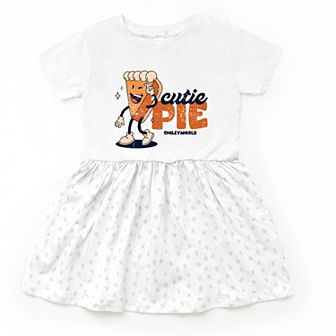 SmileyWorld Cutie Pie Pumpkin Pie - Toddler Graphic Dress