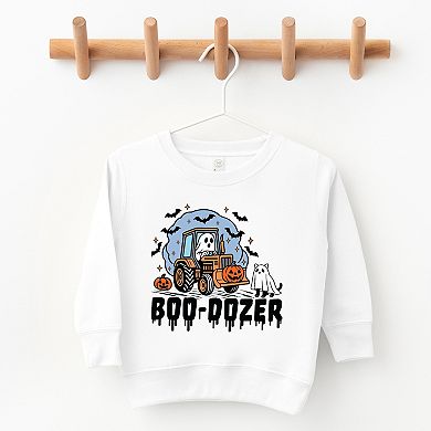 Boo-Dozer Ghost - Toddler Graphic Sweatshirt