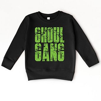 Ghoul Gang Block Distressed - Toddler Graphic Sweatshirt