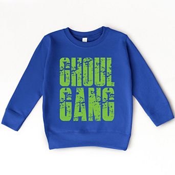 Ghoul Gang Block Distressed - Toddler Graphic Sweatshirt