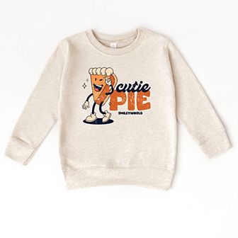 SmileyWorld Cutie Pie Pumpkin Pie - Toddler Graphic Sweatshirt