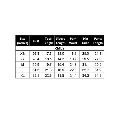 Children's Christmas Family Matching Pajama Set Long Sleeve Elk Snow Striped Xmas Party Lounge Set