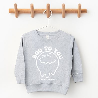 SmileyWorld Boo To You - Toddler Graphic Sweatshirt