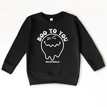 SmileyWorld Boo To You - Toddler Graphic Sweatshirt