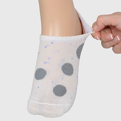 Women's Charming No Show Socks Seamless Toe Cotton 6Pk