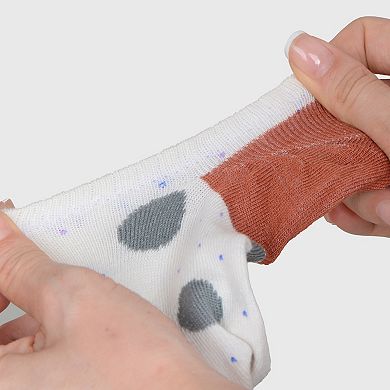 Women's Charming No Show Socks Seamless Toe Cotton 6Pk