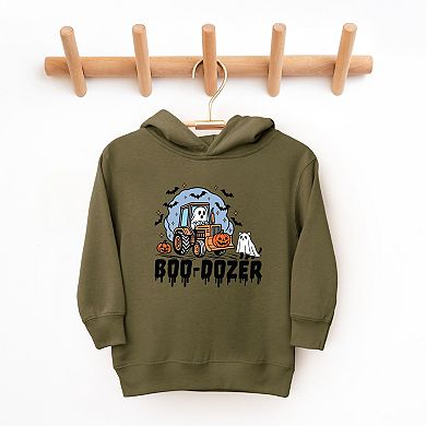 Boo-Dozer Ghost - Toddler Hoodie