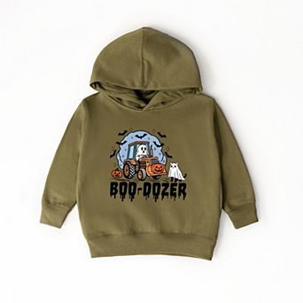 Boo-Dozer Ghost - Toddler Hoodie
