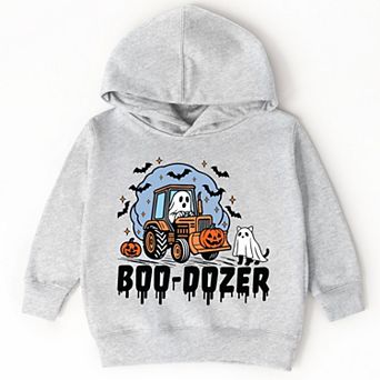 Boo-Dozer Ghost - Toddler Hoodie
