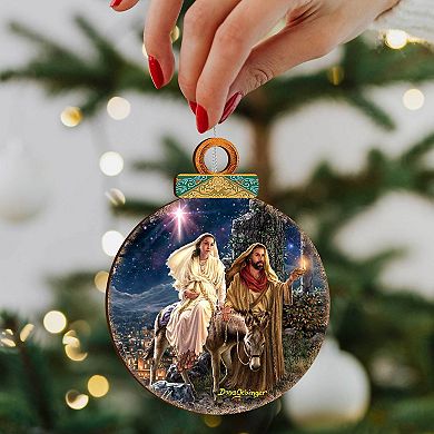 Handcrafted Christmas Ornaments Set of 6 - The Nativity Story Ornaments Set by D. Gelsinger