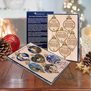 Handcrafted Christmas Ornaments Set of 6 - The Nativity Story Ornaments Set by D. Gelsinger
