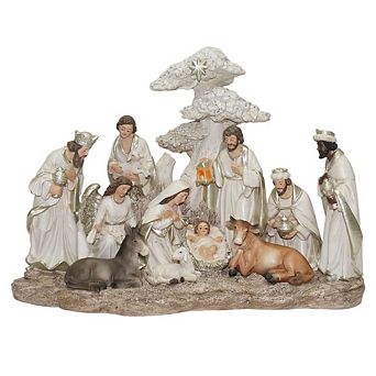 7" Nativity Scene - Under the Star - Elegant Christmas Decor