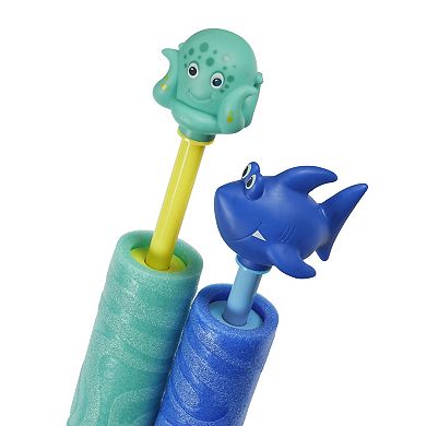 Coconut Grove Foam Water Blasters Finn the Shark & Oscar the Octopus 2-pc. Set