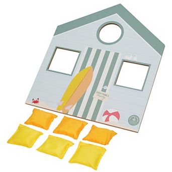 Coconut Grove 3D Cornhole Beach House Game