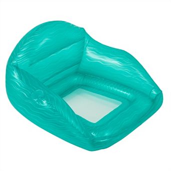 Coconut Grove Pool Lounge Aqua Inflatable Pool Float