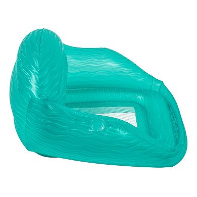 Coconut Grove Pool Lounge Aqua Inflatable Pool Float