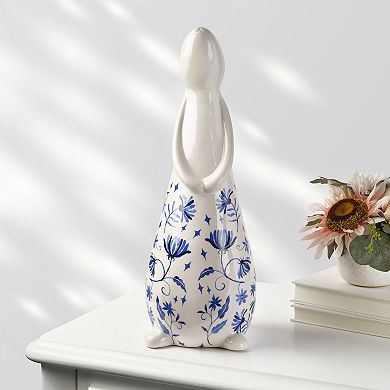 Mikasa Hand-Painted Bunny Figurine Table Decor