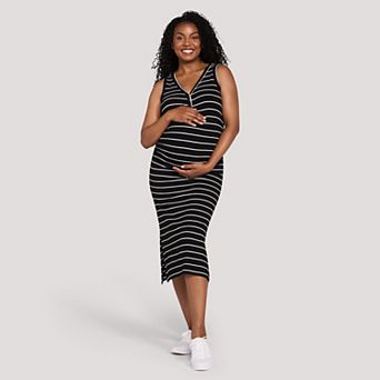 Maternity Motherhood® Henley Tank Midi Dress