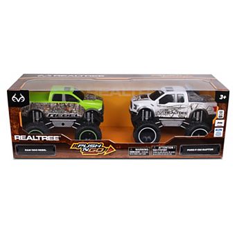 NKOK Push & Go 2 pc Ford F-150 Raptor & RAM Rebel Trucks