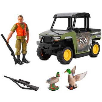 NKOK RealTree UTV Duck Hunting Playset - 6 pc Free-Wheel Playset