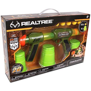 NKOK RealTree Foam Blaster Pump Action Foam Ball Launcher - 8-pc. Set