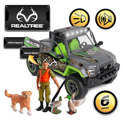 NKOK RealTree Duck Hunting Playset 6-pc. Friction Powered Truck