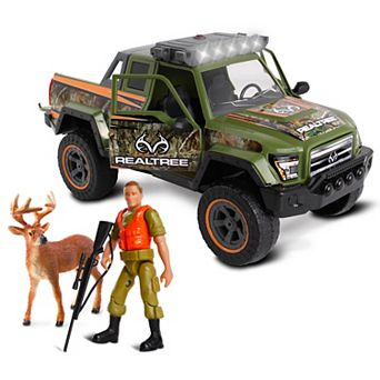 NKOK RealTree Friction Powered 4 pc Buck Hunting Playset