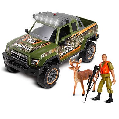 NKOK RealTree Friction Powered 4-pc. Buck Hunting Playset