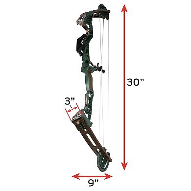 NKOK 30-in. Toy Compound Bow Set