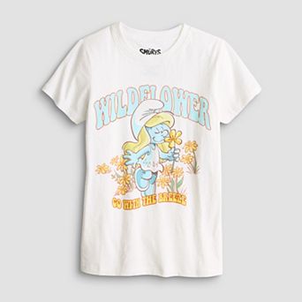 Girls 7-16 The Smurfs Smurfette Wildflower Graphic Tee
