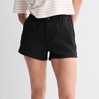 Juniors' SO® High Rise Paperbag Shorts