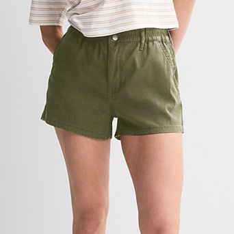 Juniors' SO® High Rise Paperbag Shorts