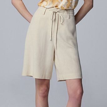 Women's Simply Vera Vera Wang Drapey Drawcord Shorts