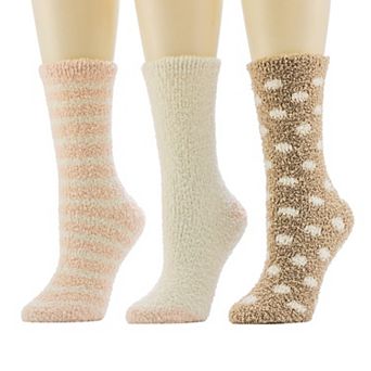 Women's Cuddl Duds® 3-Pack Cozy Chunky Crew Socks